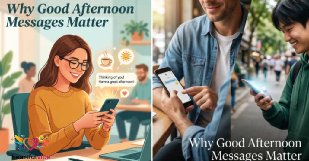 Why Good Afternoon Messages Matter