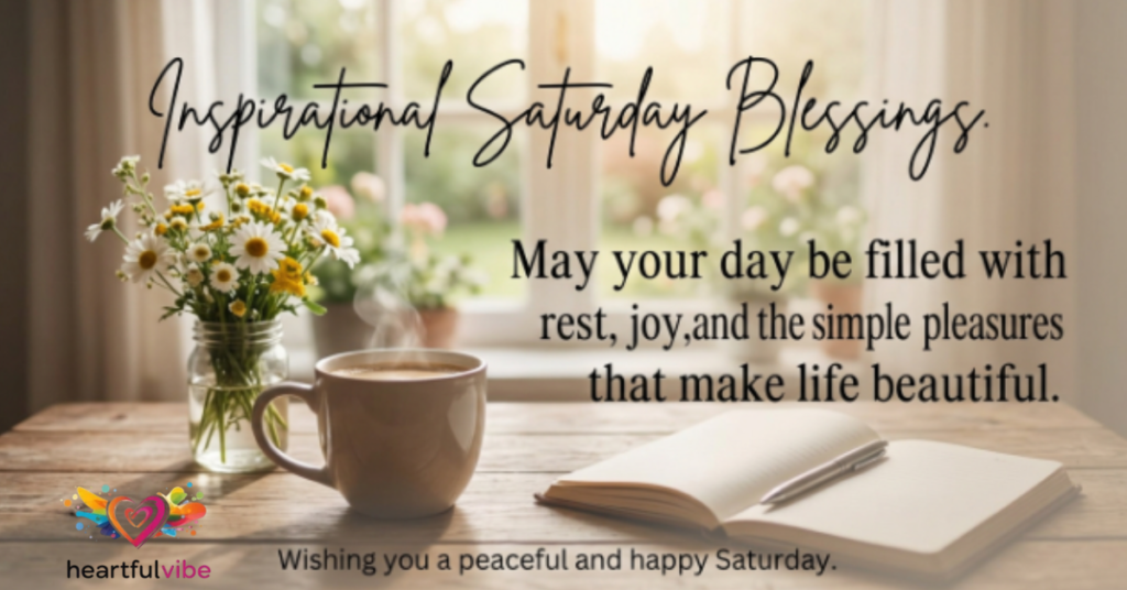 Inspirational Saturday Blessings and Positive Quotes