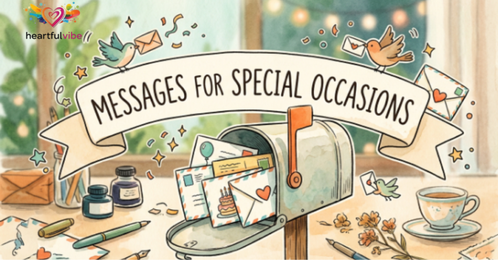 Messages for Special Occasions