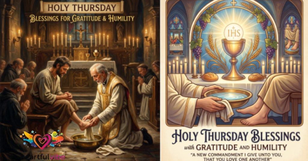Holy Thursday Blessings for Gratitude and Humility