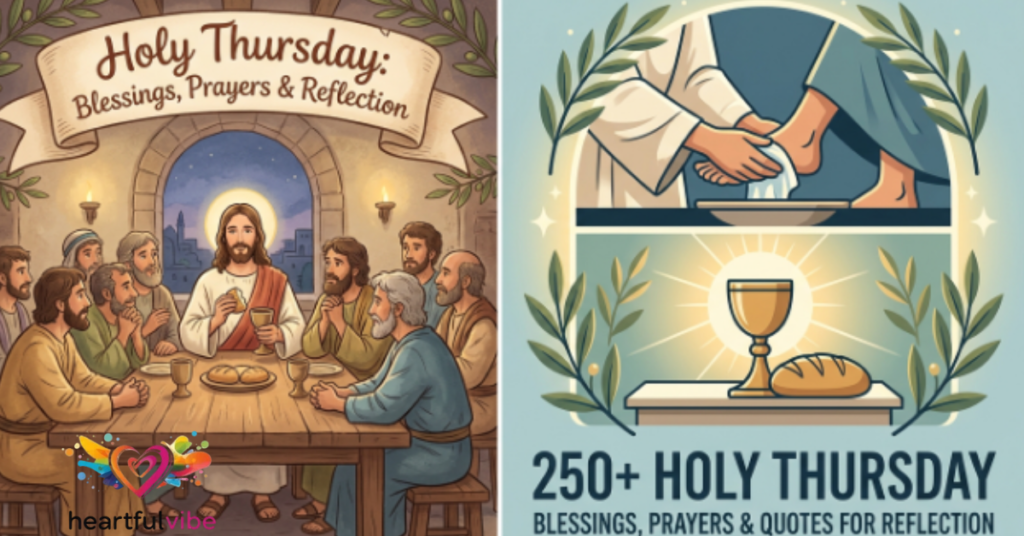 250+ Holy Thursday Blessings, Prayers & Quotes for Reflection
