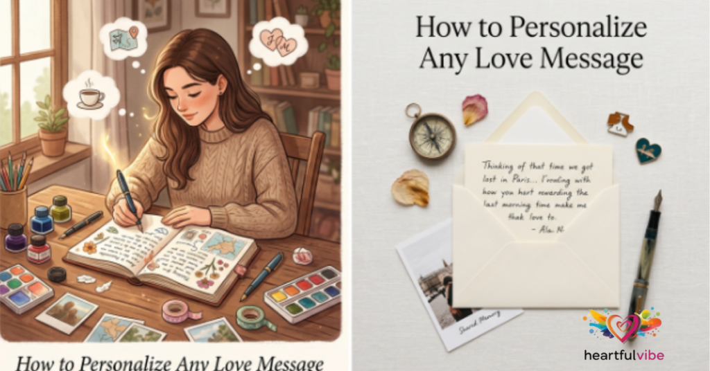How to Personalize Any Love Message