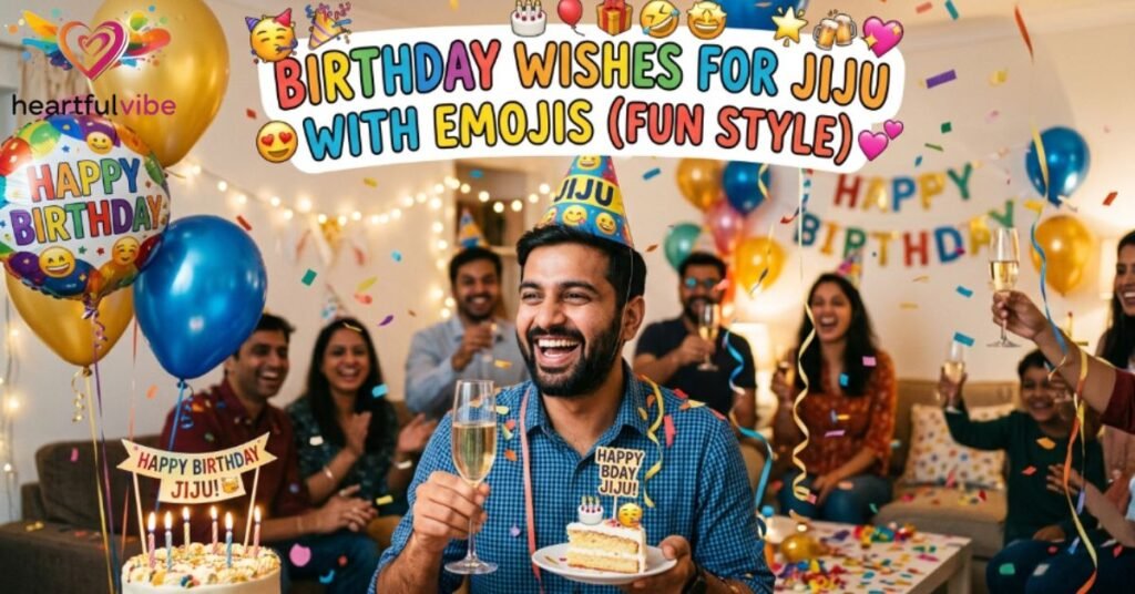 Birthday Wishes for Jiju with Emojis (Fun Style)