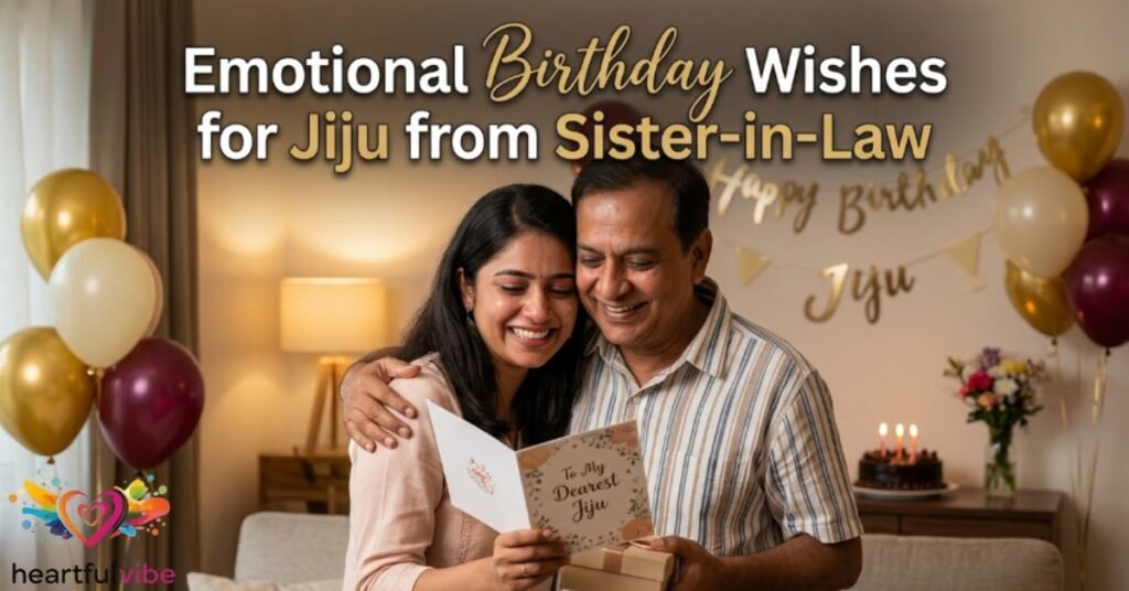 Emotional Birthday Wishes for Jiju from Sister-in-Law
