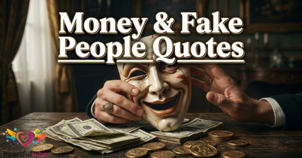 Money & Fake People Quotes