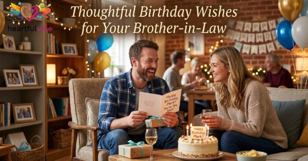 Thoughtful Birthday Wishes for Your Brother-in-Law