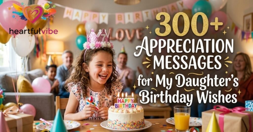 300+ Appreciation Messages for My Daughter's Birthday Wishes