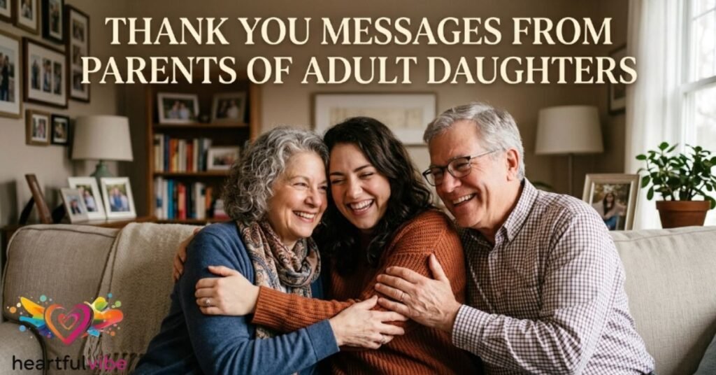 Thank You Messages from Parents of Adult Daughters