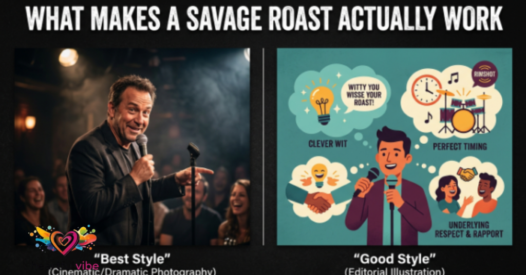 What Makes a Savage Roast Actually Work