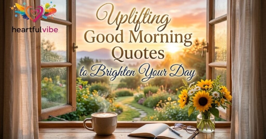Uplifting Good Morning Quotes to Brighten Your Day
