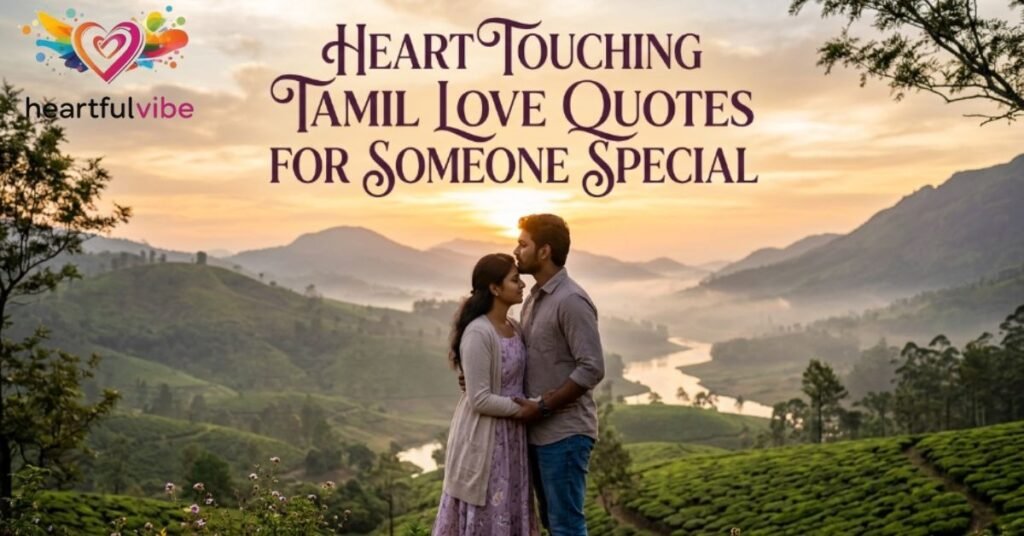 Heart Touching Tamil Love Quotes for Someone Special