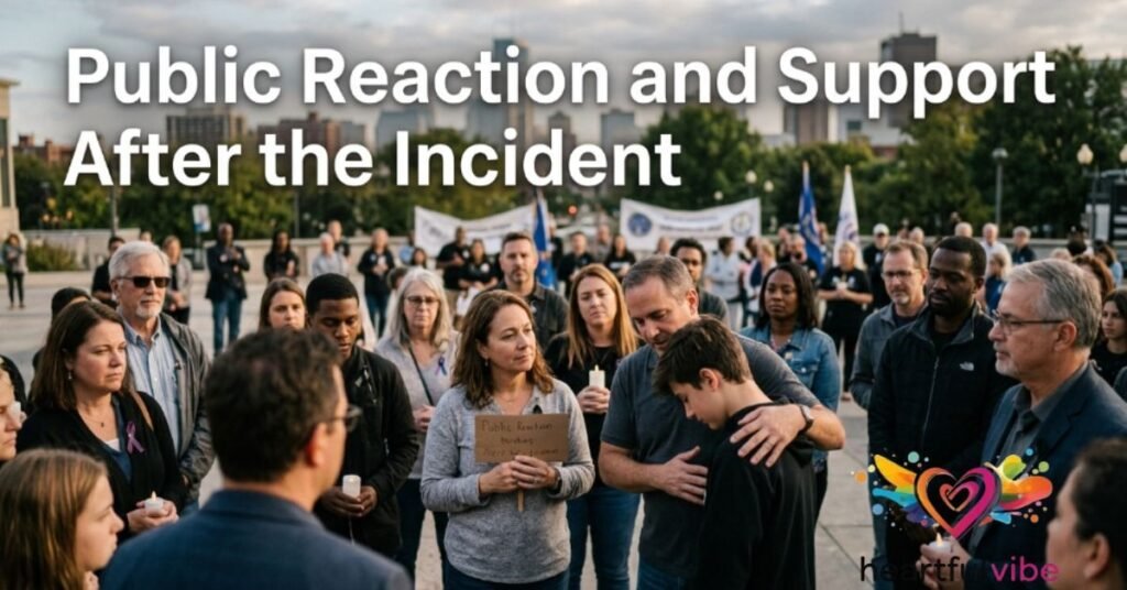 Public Reaction and Support After the Incident
