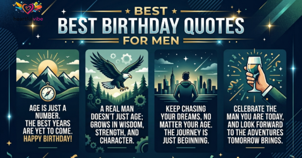 Best Birthday Quotes for Men