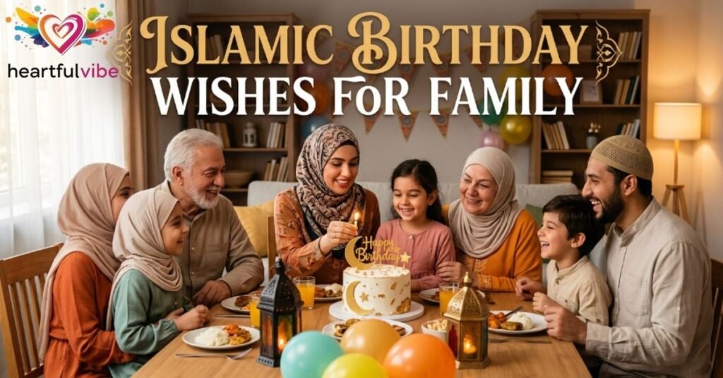 Islamic Birthday Wishes for Family