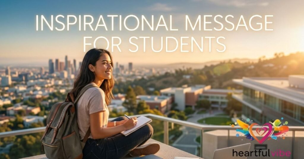 Inspirational Message For Students