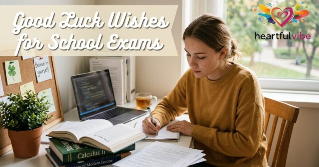 Good Luck Wishes for School Exams