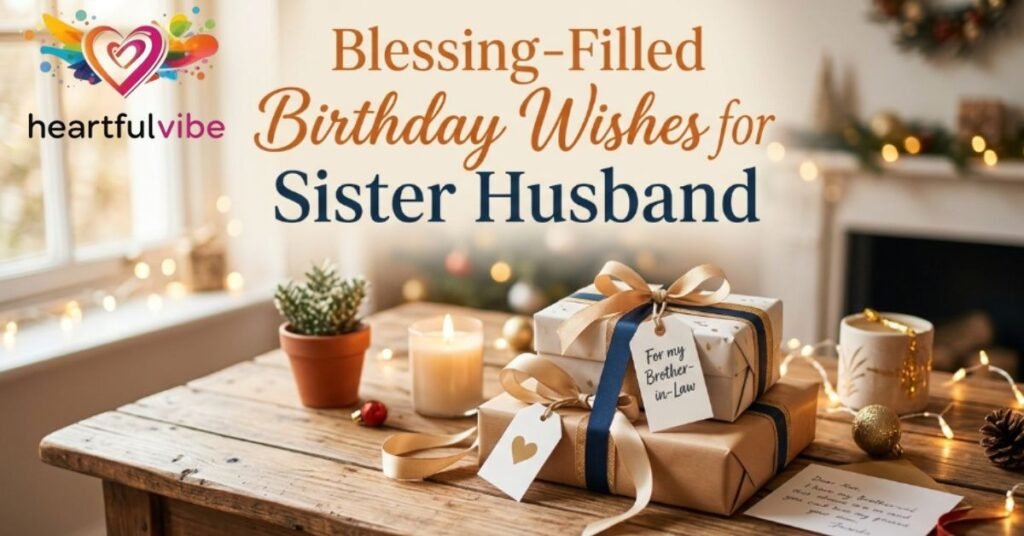 Blessing-Filled Birthday Wishes for Sister Husband