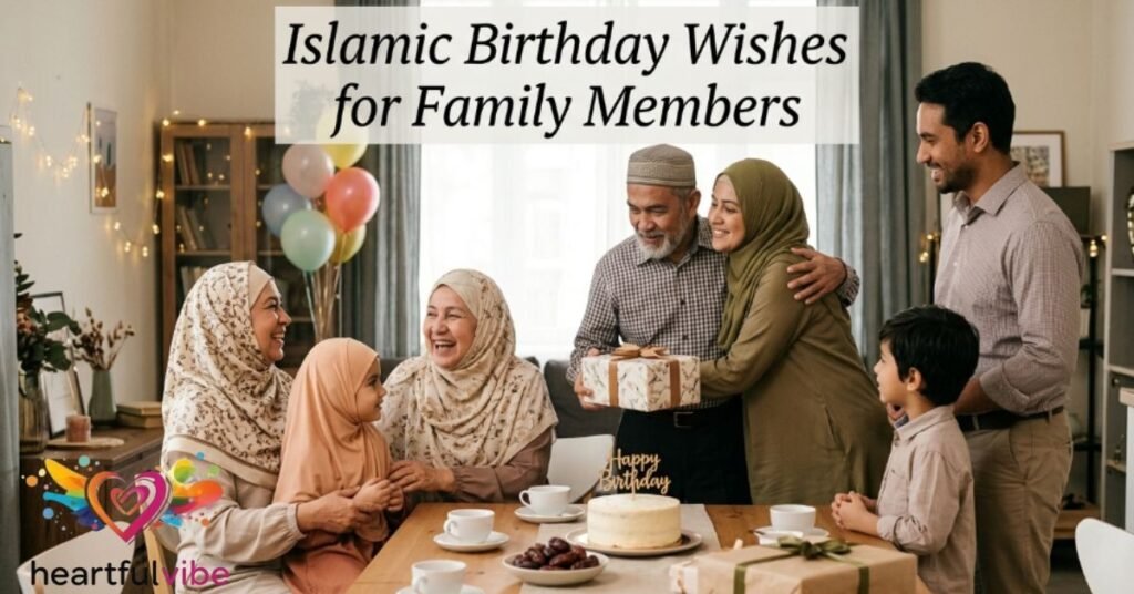 Islamic Birthday Wishes for Family Members
