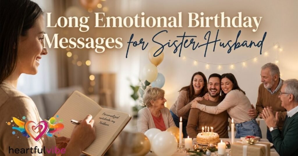 Long Emotional Birthday Messages for Sister Husband