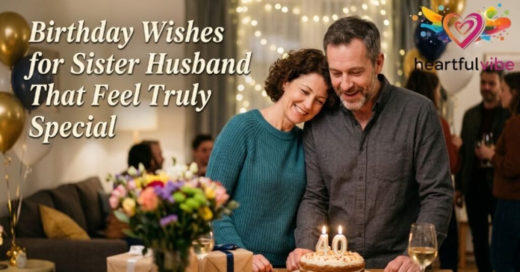 Birthday Wishes for Sister Husband That Feel Truly Special