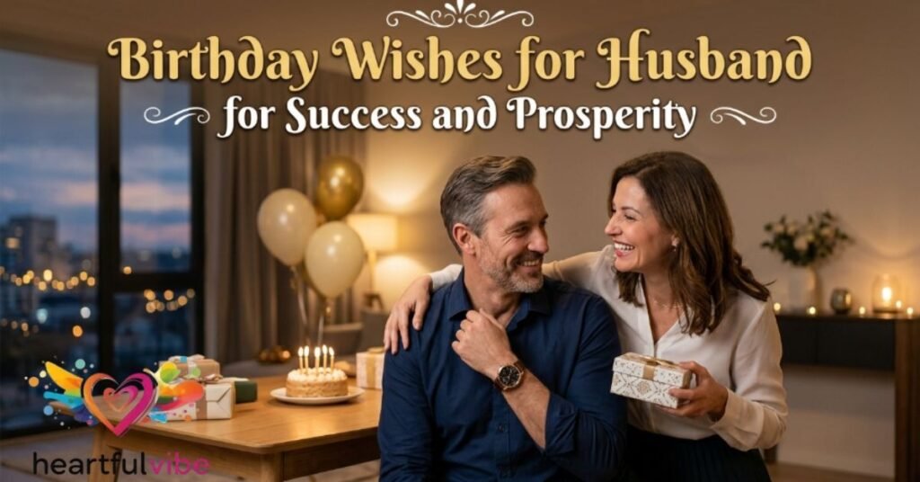 Birthday Wishes for Husband for Success and Prosperity
