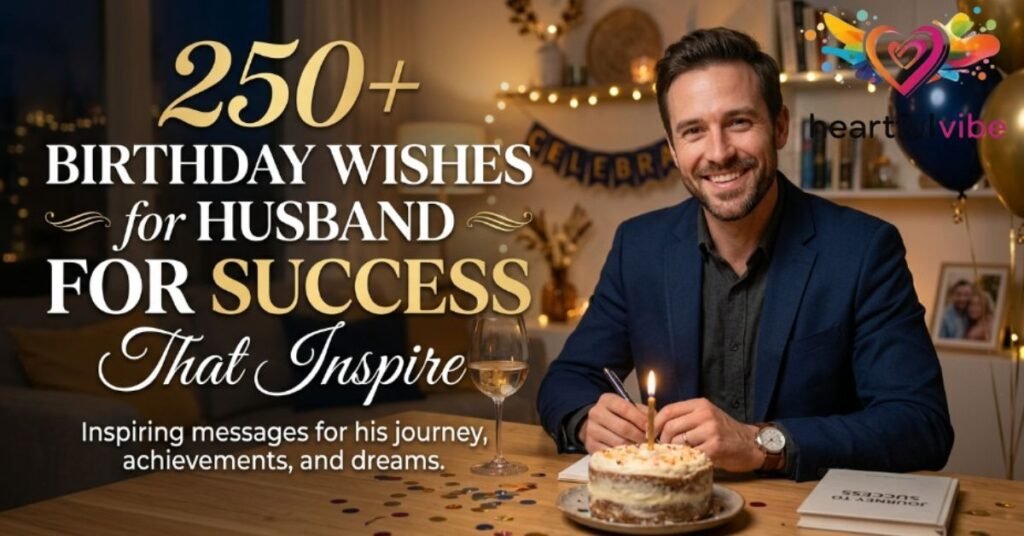 250+ Birthday Wishes for Husband for Success That Inspire