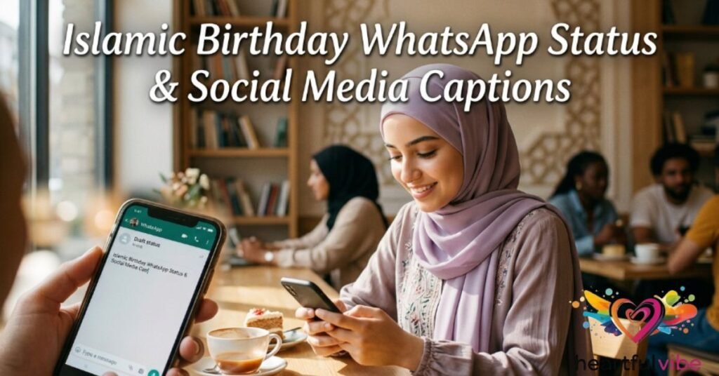 Islamic Birthday WhatsApp Status & Social Media Captions