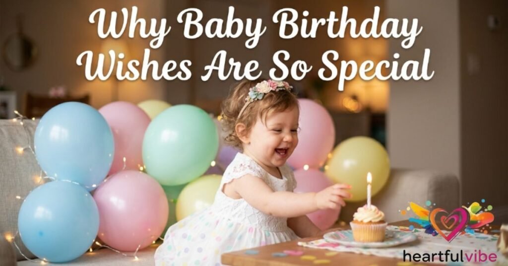 Why Baby Birthday Wishes Are So Special