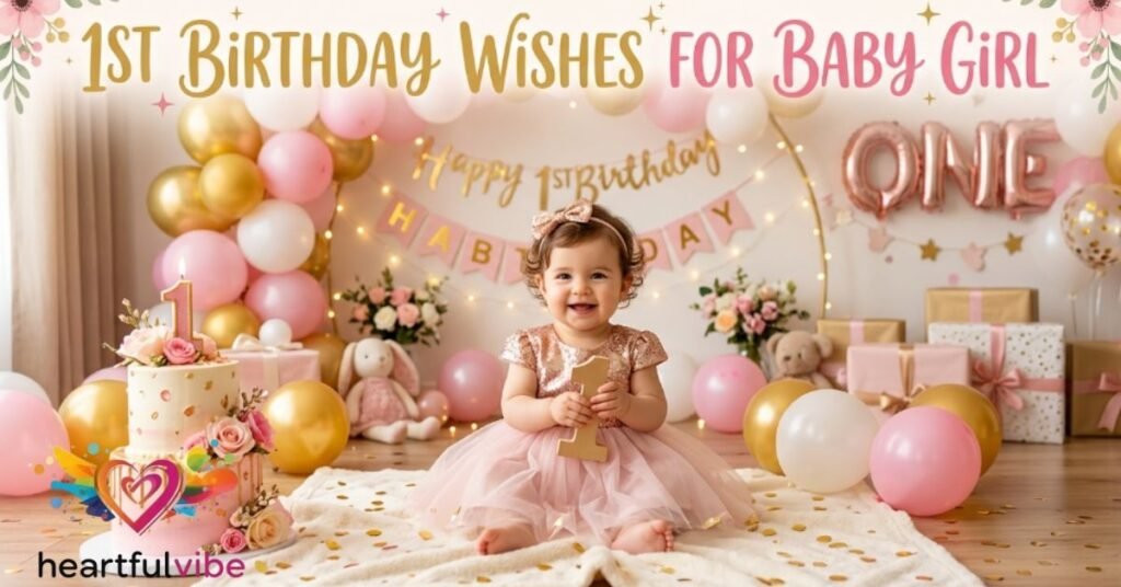 1st Birthday Wishes for Baby Girl