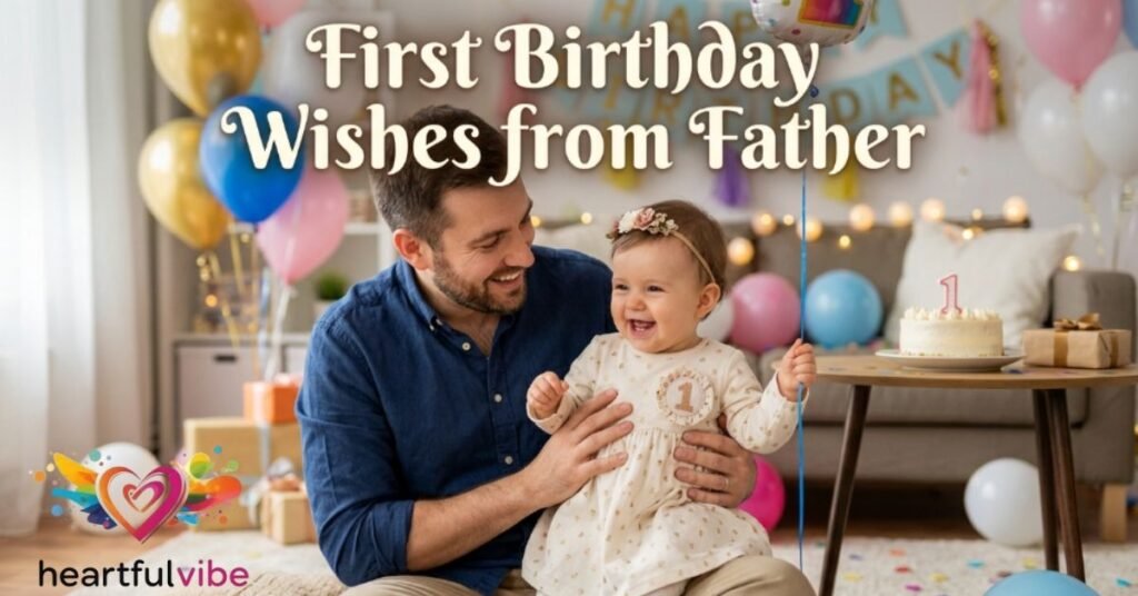 First Birthday Wishes from Father