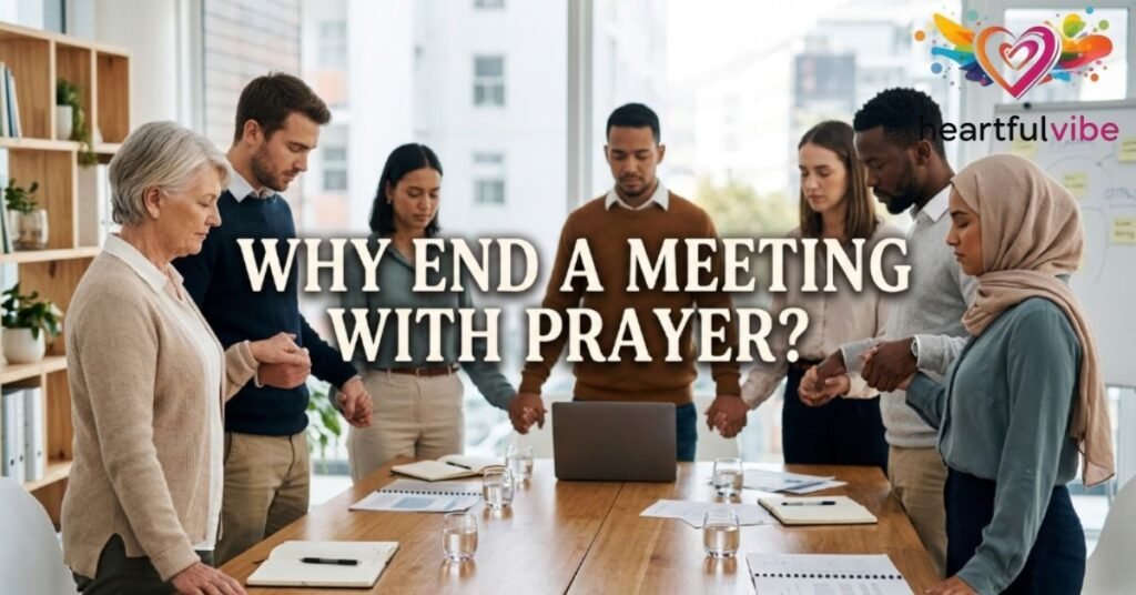 Why End a Meeting With Prayer?