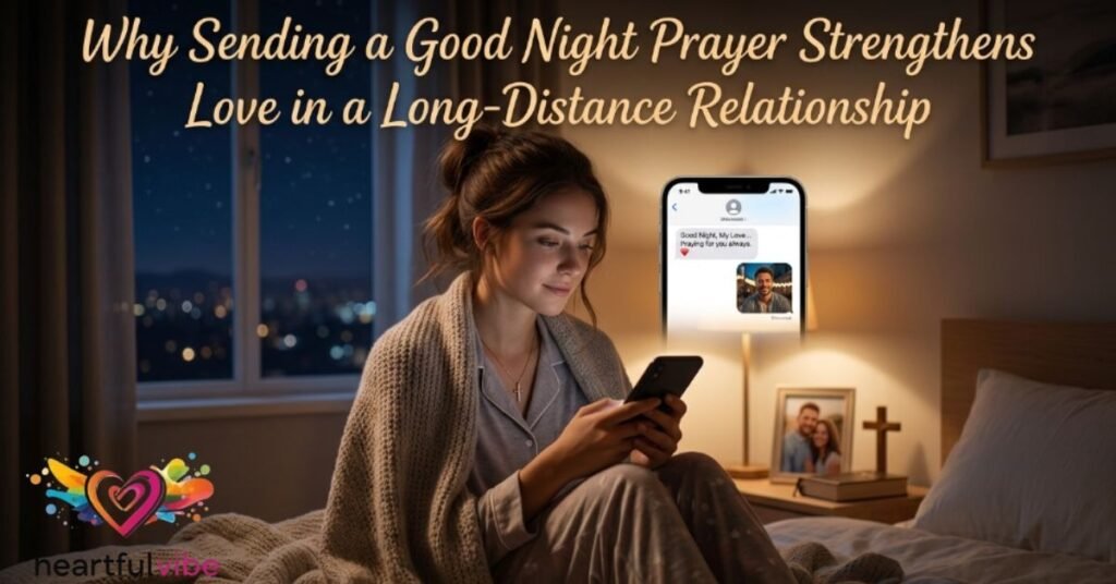 Why Sending a Good Night Prayer Strengthens Love in a Long-Distance Relationship