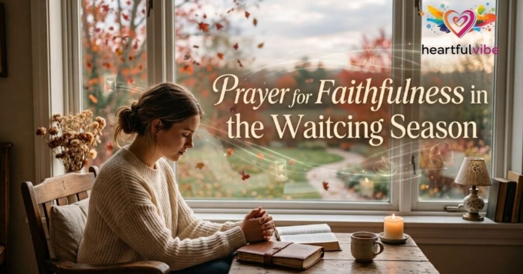 35. Prayer for Faithfulness in the Waiting Season