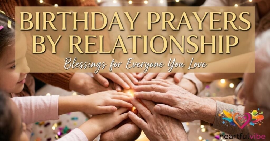 Birthday Prayers by Relationship