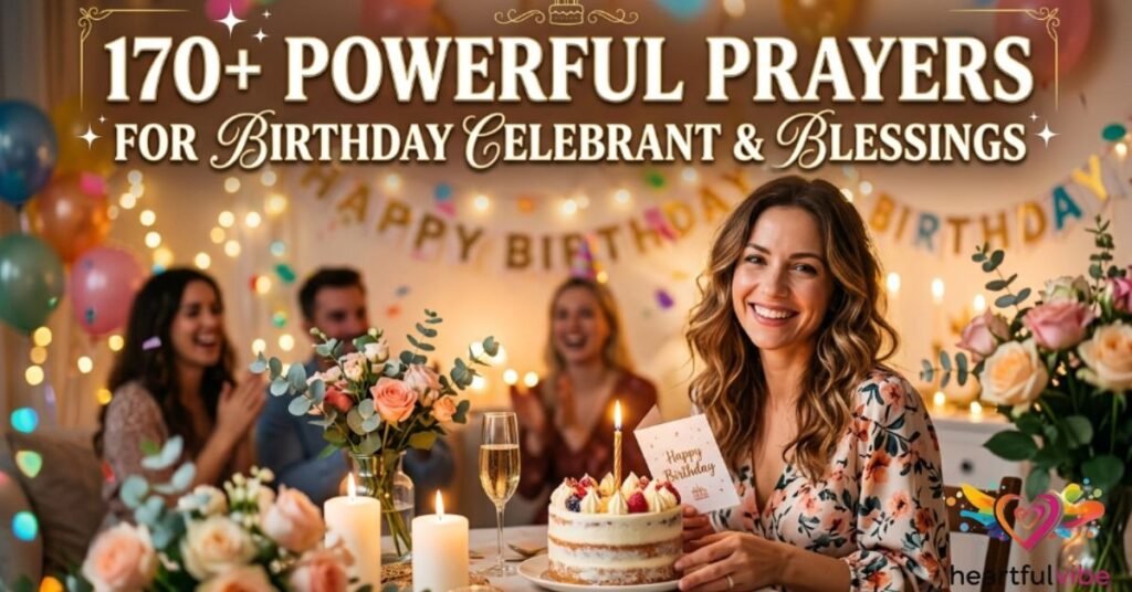 170+ Powerful Prayers for Birthday Celebrant & Blessings