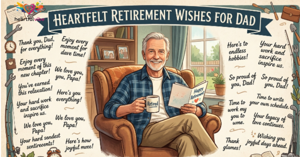 120+ Heartfelt Retirement Wishes for Dad to Honor His Lifetime of Love and Sacrifice