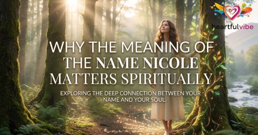 Why the Meaning of the Name Nicole Matters Spiritually