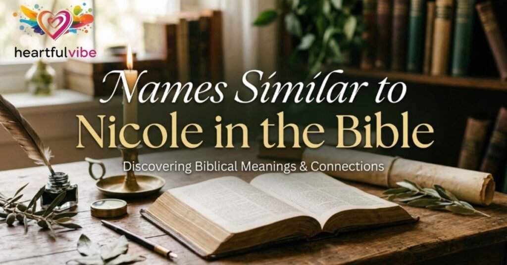 Names Similar to Nicole in the Bible