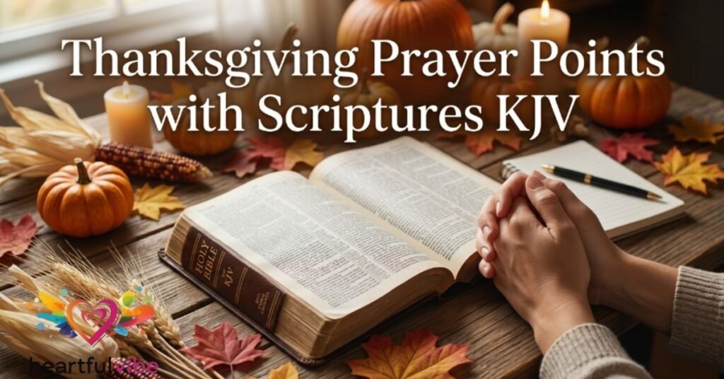 Thanksgiving Prayer Points with Scriptures KJV