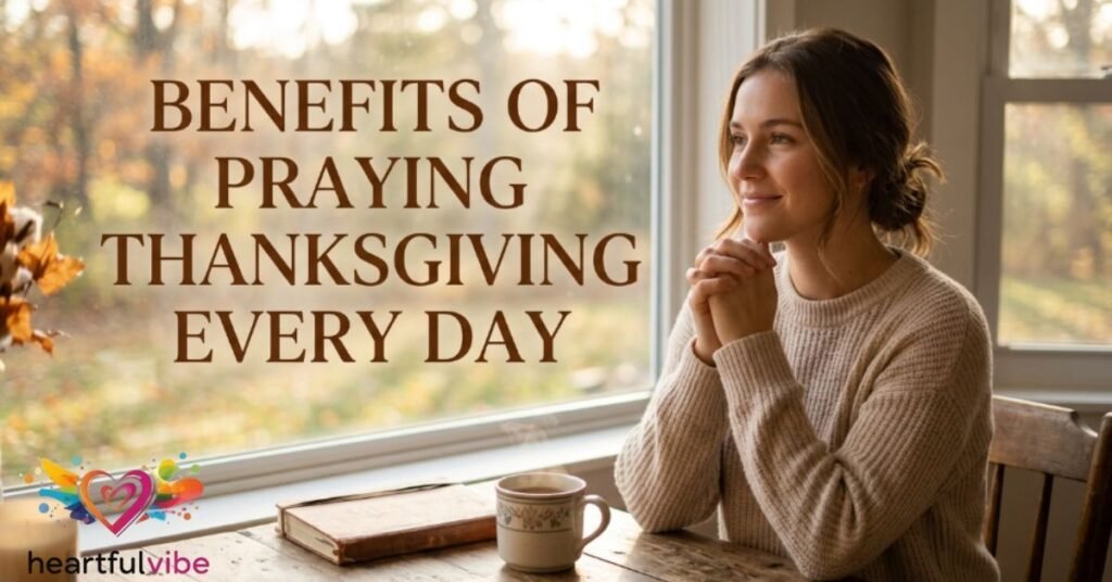Benefits of Praying Thanksgiving Every Day