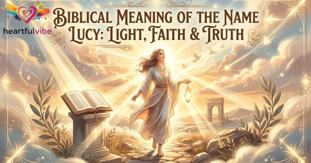Biblical Meaning of the Name Lucy: Light, Faith & Truth