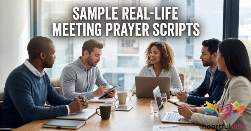 Sample Real-Life Meeting Prayer Scripts