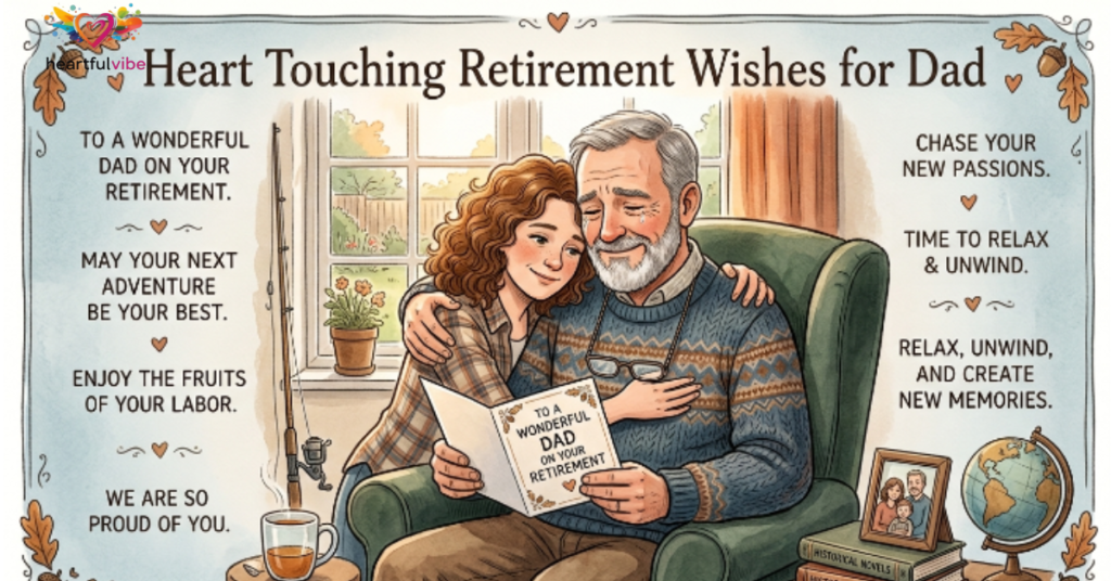 Heart Touching Retirement Wishes for Dad
