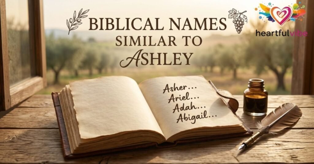 Biblical Names Similar to Ashley