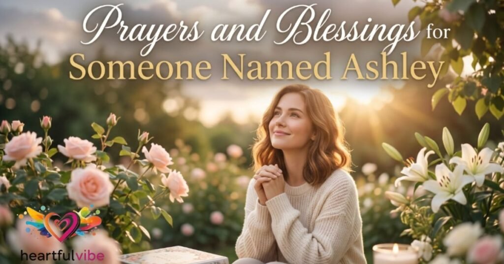Prayers and Blessings for Someone Named Ashley