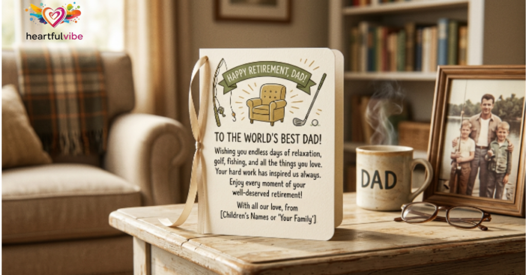 Happy Retirement Wishes for Dad