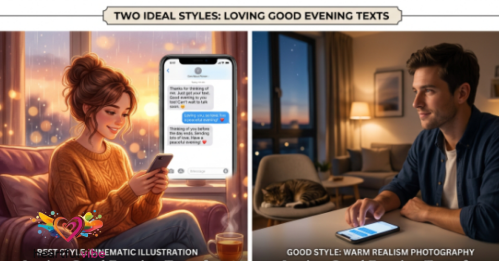 Loving Good Evening Texts for Someone You Care About
