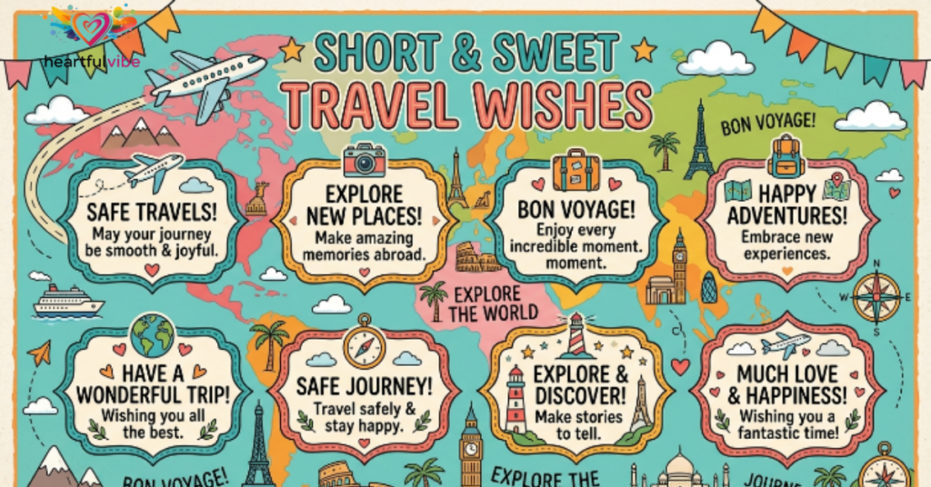 Short and Sweet Travel Wishes for Abroad Trips