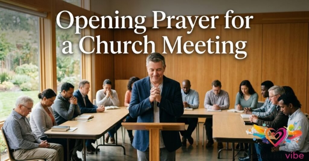 Opening Prayer for a Church Meeting
