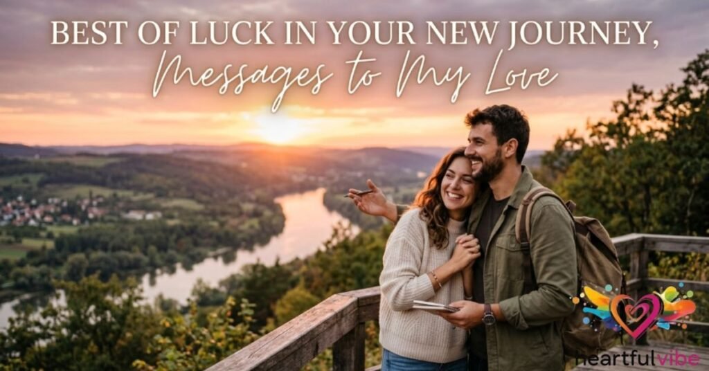 Best of Luck in Your New Journey, Messages to My Love